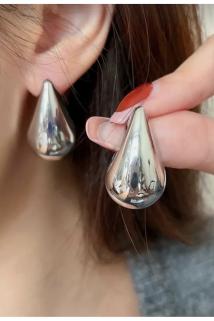Minakisatoka Kadın Bottega Gözyaşı Damlası Mode Gümüş Küpe
